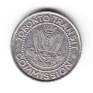 TTC Toronto Transit Commission Subway Token (b75)